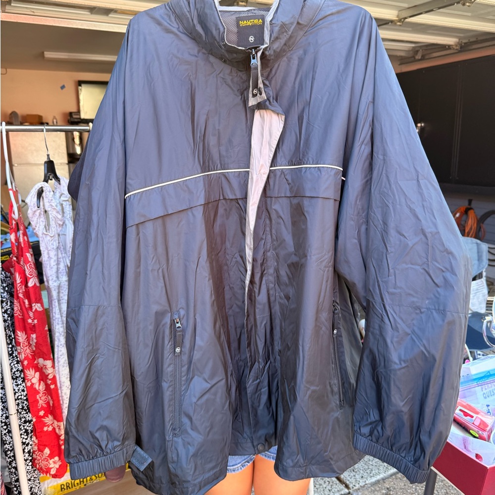 Vintage Nautica Competition Black Mesh Jacket